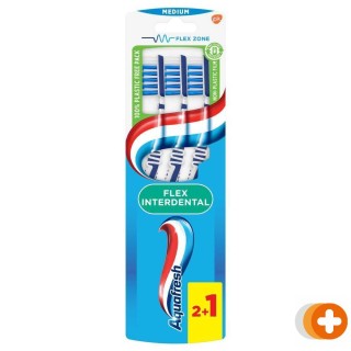 Aquafresh flex interdental tandenborstel medium