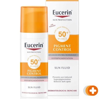 Eucerin sun fluid pigment control spf50+