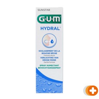 Gum hydral dry mouth relief spray