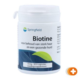 Springfield biotine 8mg capsules