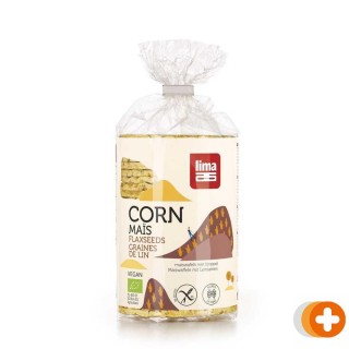 Lima maiswafels met lijnzaad