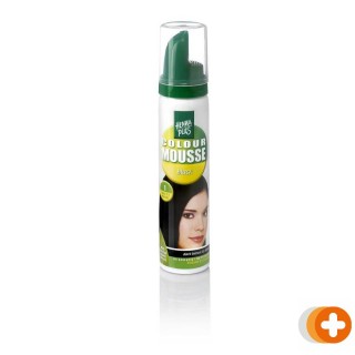 Hennaplus colour mousse 01 zwart