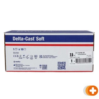 Delta-cast soft blauw 1,8 m x 2,5 cm