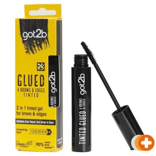 Schwarzkopf got2b glued 4 brows & edges zwart